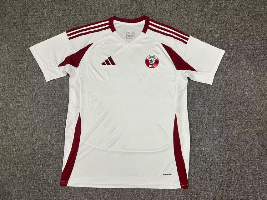 AAA Quality Qatar 24/25 Away White Soccer Jersey